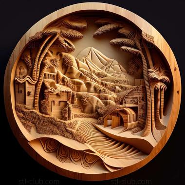 3D model Yaritagua in Venezuela (STL)